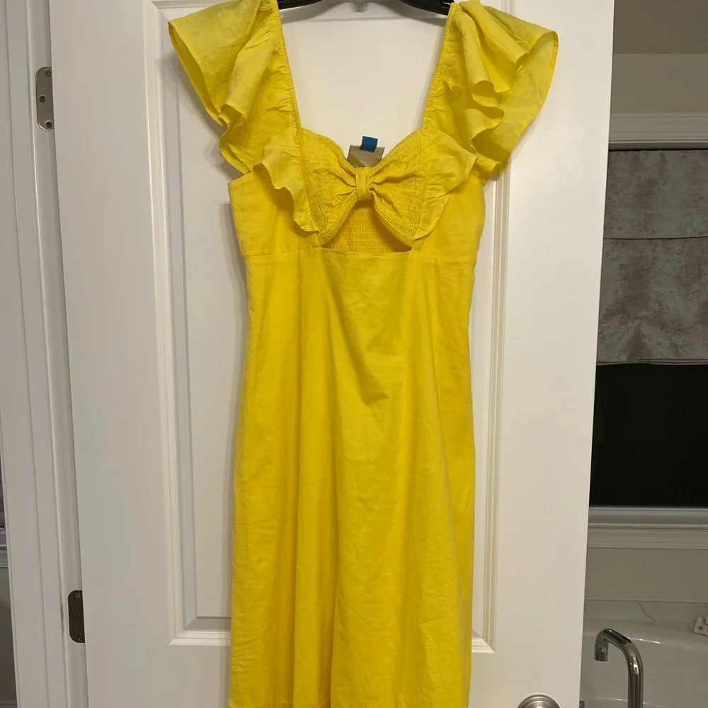 Anthropologie x Farm Rio ruffle Midi dress 👗 - Picture 4 of 4